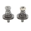 2pcs 1.4x0.4in Sewing Tensioner Stainless Steel Thread Regulator Replacement Kit  Machine Repair