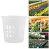 10pcs/Set Durable Safe Plastic Hydroponic Basket Cup for Garden Balcony Planting(White)