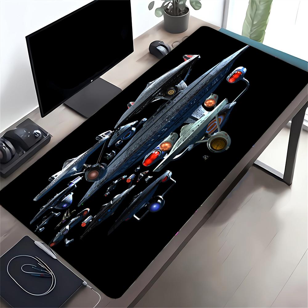 Starship Formation Large Gaming Mouse Pad Nonslip Rubber Base Waterproof Desk Mat For Office Pc Laptop