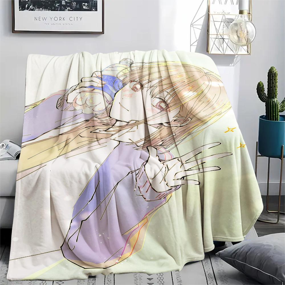 1PC A Silent Voice Print Flannel Blanket, High quality All Seasons, Home Decor, Warmth and Comfort, Perfect for Christmas Gifts