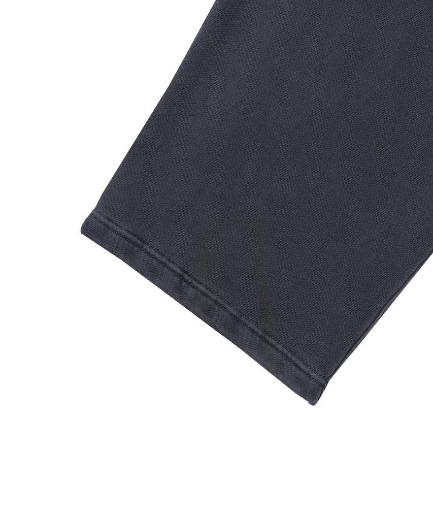 GAINSBORO Pigment One-Pleat Wide Sweatpants_Midnight Blue