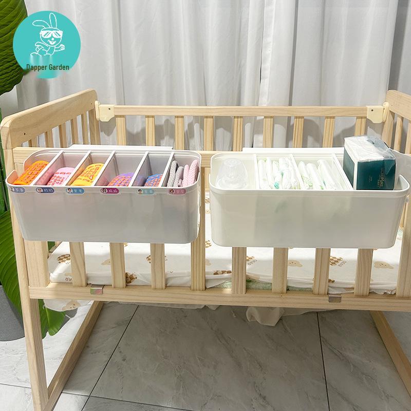Cesta de Almacenamiento Colgante para Cuna y Organizador de Pañales