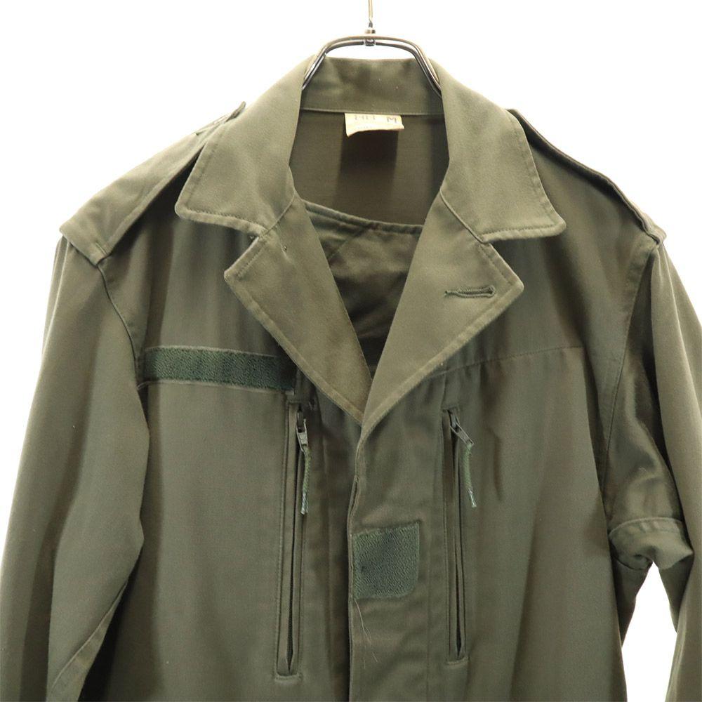 FRENCH ARMY 80s F2 Vintage Military Jacket M Khaki Men's Used