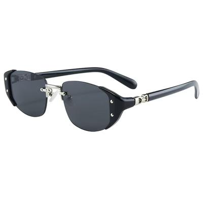 Vintage Retro Style Sunglasses For Men Oval Shape Anti-Reflective Outdoor Sun Glasses Cool Stylish Female Sunglass
