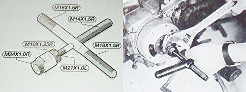 Cross-shaped flywheel puller for motorcycles, magnetic rotor puller, flywheel removal tool