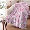 Plumeria Throw Soft Flannel AC Blanket Lightweight Summer Nap Throw Cozy  Blanket for Sofa Bed Travel Home