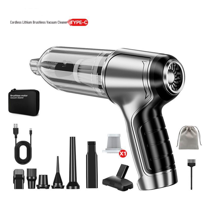 Rechargeable Wireless Handheld Car Vacuum Cleaner with Brushless Motor and High Power Dust Blower