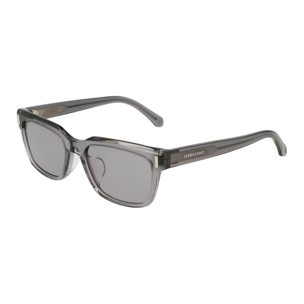 Ferragamo Personality Narrow Frame Sunglasses Square UV Protection Unisex Sunglasses SF2043SLB