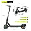 RCB R17 Electric Scooter for Adults 500W, Foldable 8.5", LCD Screen, APP, Dual Brake and Shock Absorber