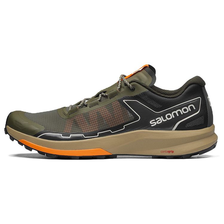 Salomon Ultra Raid Low Comfortable Durable Outdoor Functional Shoes Unisex Shoes Black Green 416605