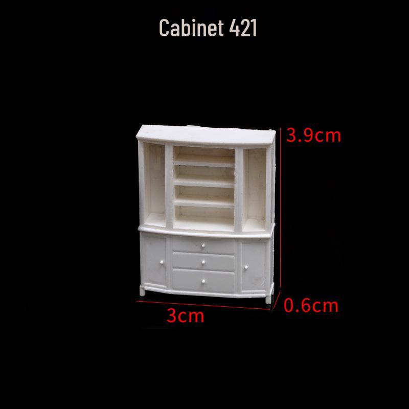 1:50 Scale Model Materials: Sand Table, DIY Indoor Furniture, Wardrobe, Bedside Table, Bookshelf, Wine Cabinet