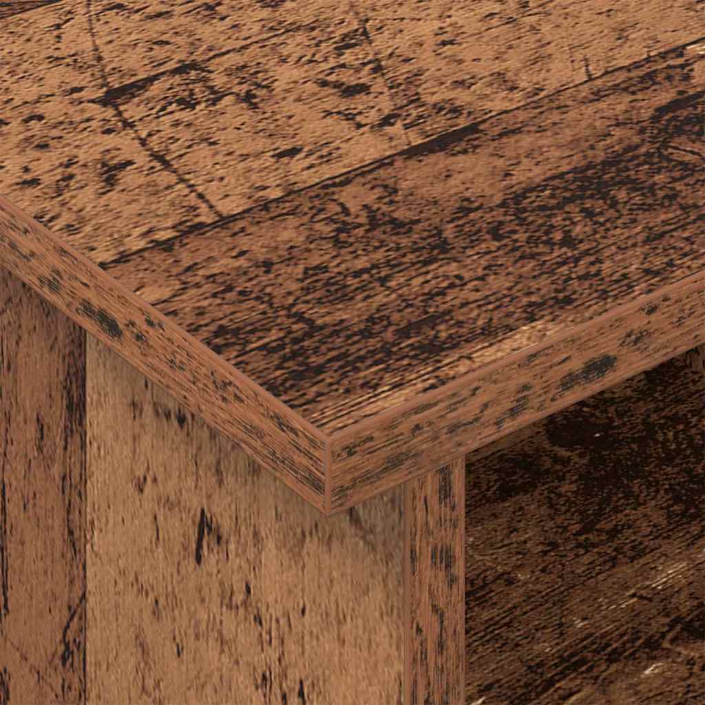 TV-Ständer Holzoptik recycelt 100 x 35 x 35 cm Holzwerkstoff