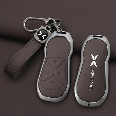 Zinc Alloy Car Key Case Cover For Xiaopeng Xpeng P7 P7I P5 G3 G3I G9 G6 22-23 Key Housing Package Car Accessories