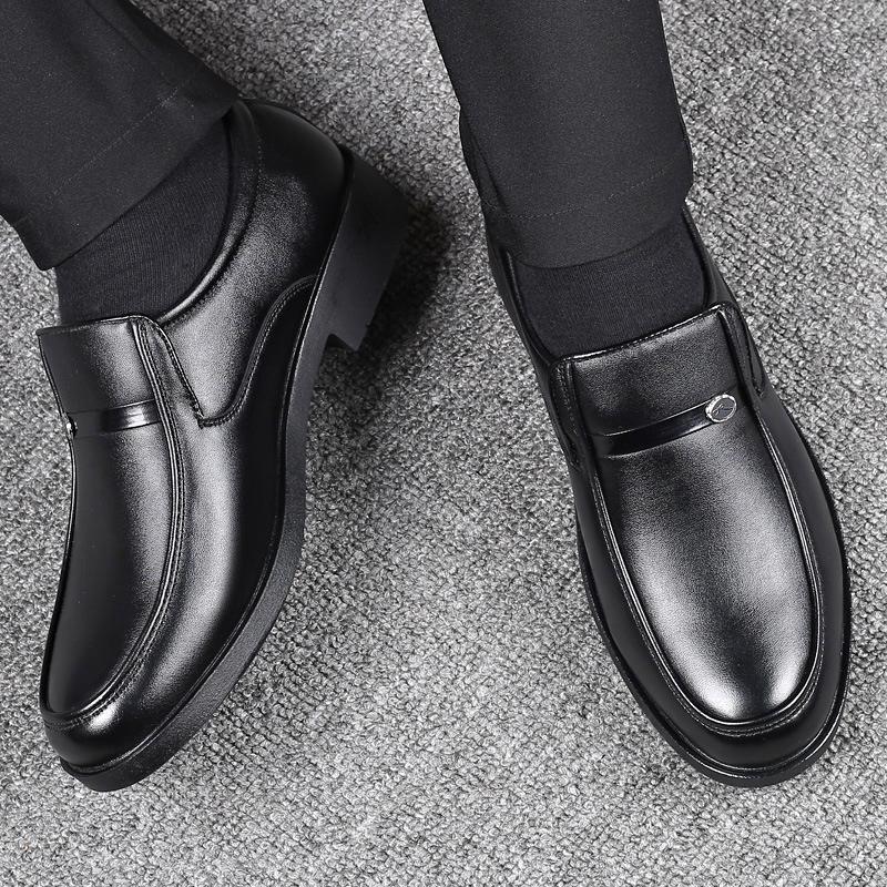 Fashion Fashion Mens Dress Shoes Men's Formal Original Leather Italian Skin Shoes Men Elegant Casual Business Luxury Social Male Shoes