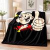 Popeye Flanell-Kuscheldecke Weich Warm Gemütlich Für Sofa Bett Innen Haus Schlafzimmer Gebrauch