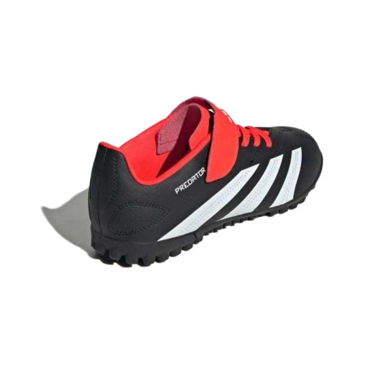 New Adidas PREDATOR 24 CLUB Low Top Kids' Soccer Shoes Black Red Kids' IG5439