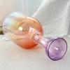 Orange-Purple Gradient Holy Grail Crystal Singing Bowl: Healing Music Instrument for Yoga and White Noise Therapy.