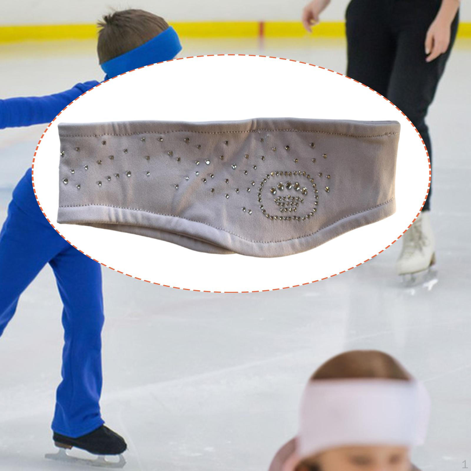 

Children s Breathable Polyester Figure Skating Headband Keeps Hair in Place, Absorbs Sweat, Light violet