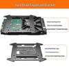 Stackable Desktop Hard Drive & Graphics Card Bracket for 2.5"/3.5" Bays with 12" Fan Support
