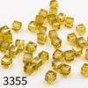 50pcs 8mm High Transparency Colorful Square Glass Beads for Phone Chain & Bracelet Making