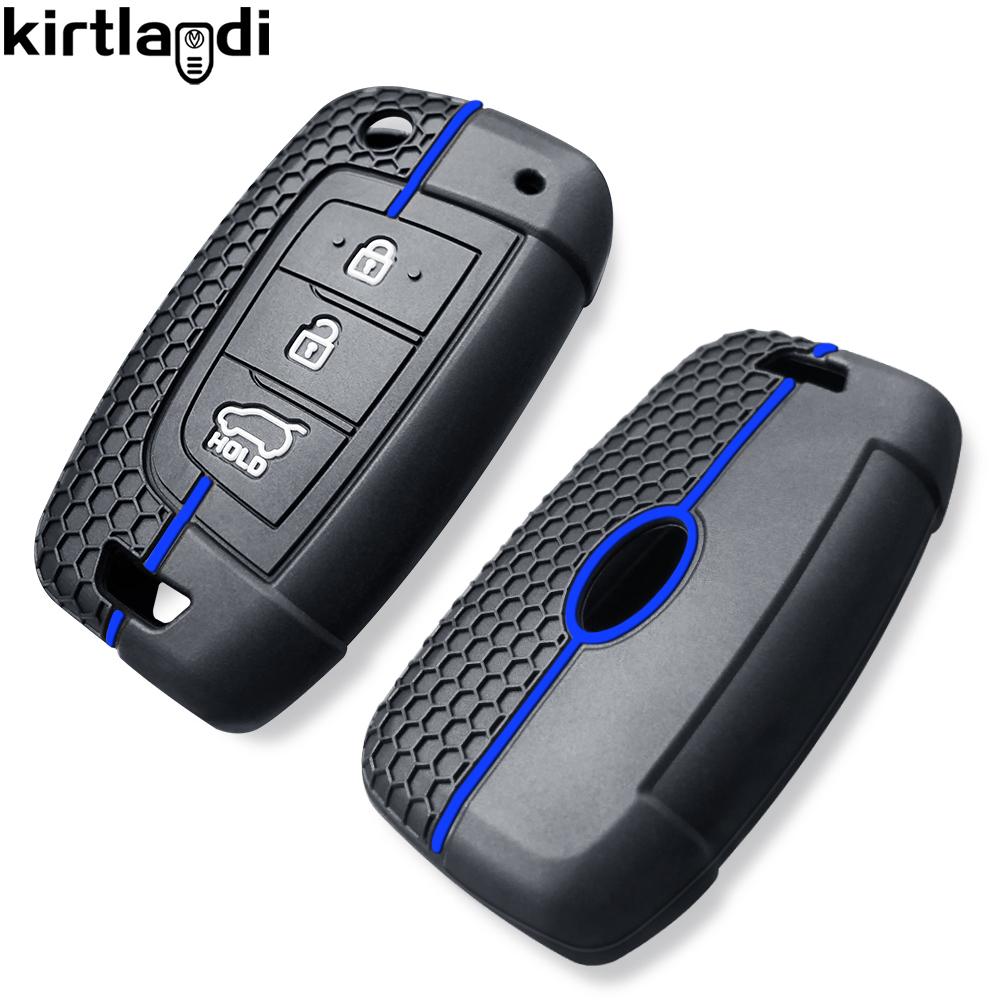 Silikonowy kluczyk samochodowy do Hyundai Tucson 2022 2023 Accent Solaris Elantra I30 I35 I40 Kona Celesta Sonata Creta Key Cover