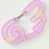 Creative Acrylic Keychain Clip With Star Wing Design Portable Carabiner Hooks Key Holder For Bags Keys Outdoor Decors