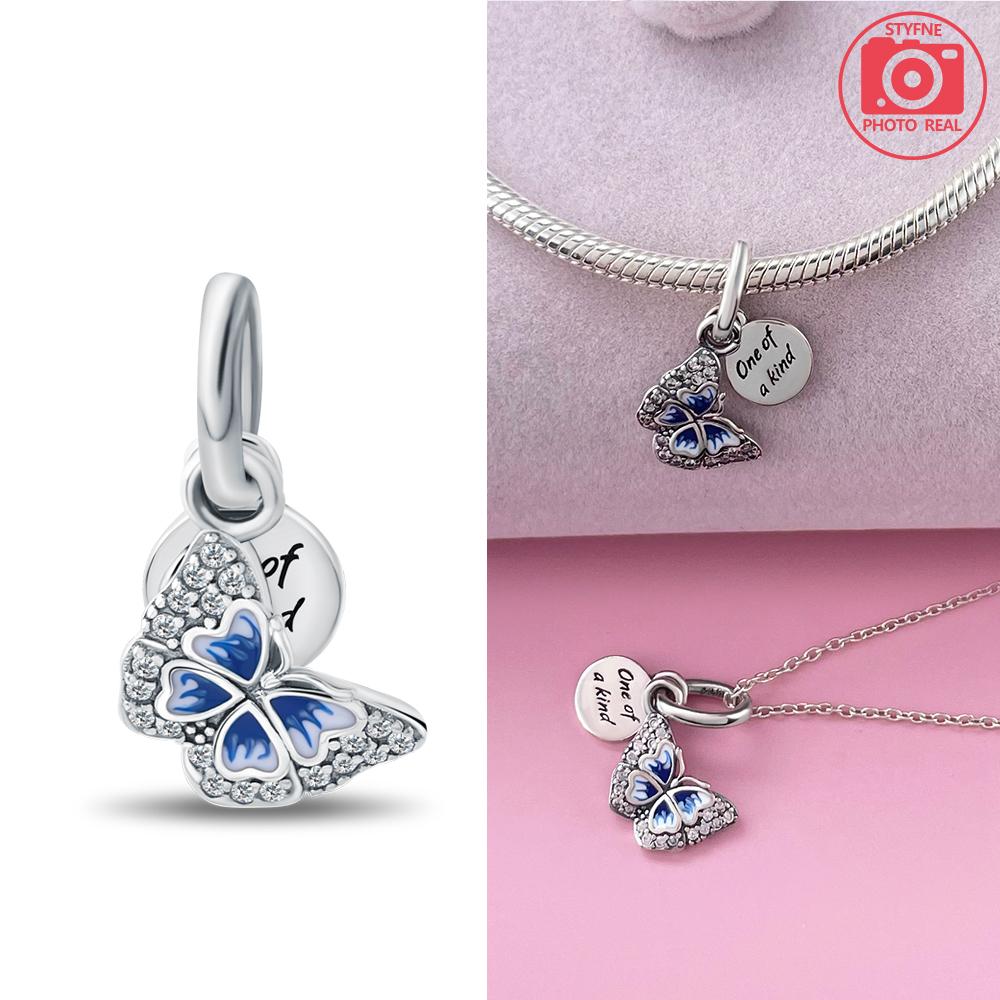 Медные цвета Разноцветные Бабочка Стрекоза Шарм-бусины Шармы-бусины Совместимы с Оригинальными Браслетами Сделай сам Тонкие ювелирные изделия Подарок для Ж