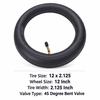 2PCS 12x2.125 Inch 12x2.125 Bike Inner Tube Black Electric Scooter Inner Tube  Tricycles