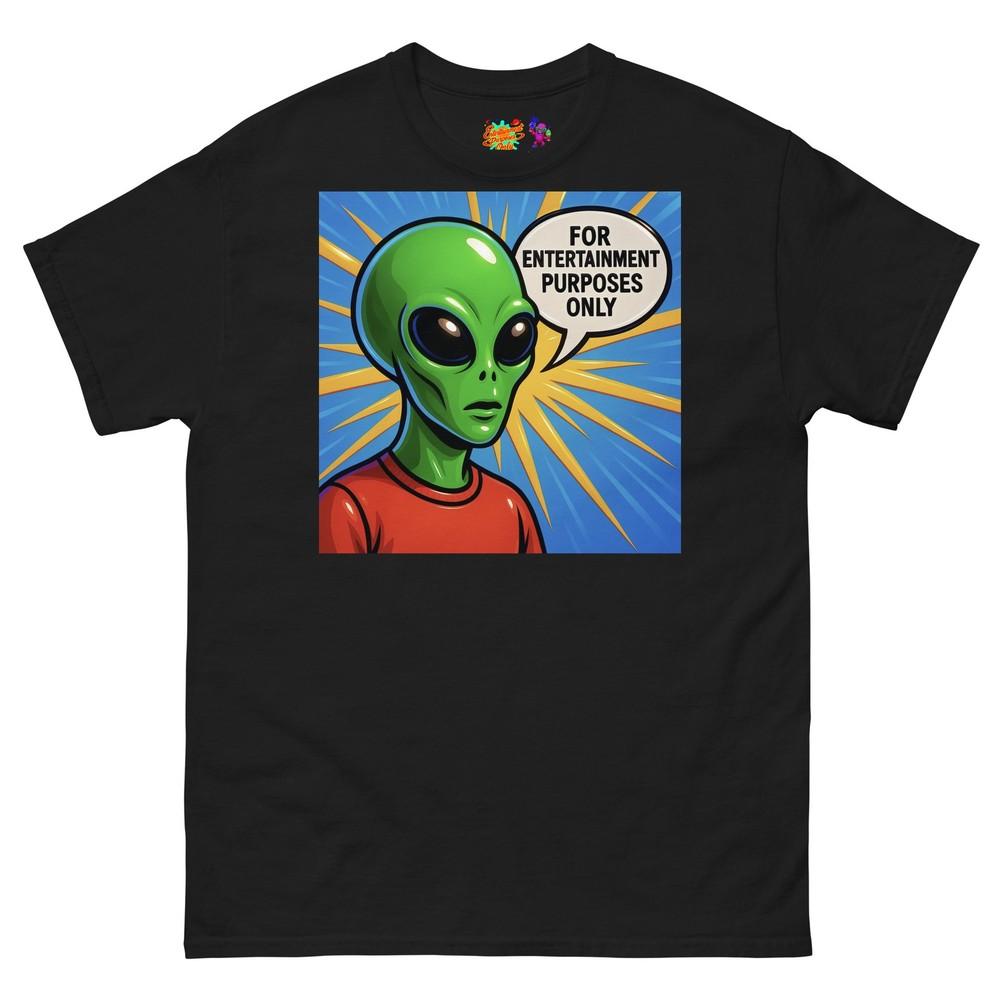 

Полностью Галактическая Инопланетная Футболка Только для Развлечения XL