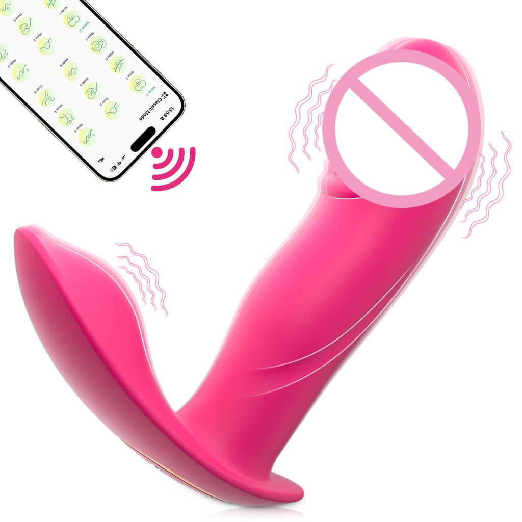 Bluetooth APP Control G-Spot Penetration Vagina Vibrator Female Clit Stimulator Wearable Panties Adult Sex Toys for Women 18+