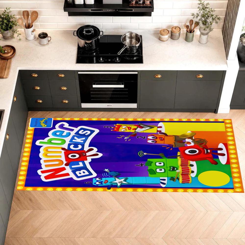 Numberblocks Kitchen Carpet Nonslip Floor Mat Ideal For Indoor And Outdoor Entryway Door Mat Laundry Room Bathroom Foot Mat