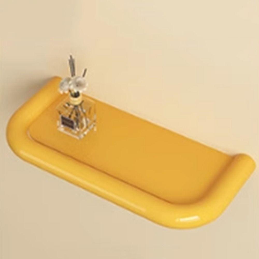 Free Punch Bathroom Storage Shelf Drainable Toiletries Organizer Wall Hanging Storage Rack  Home