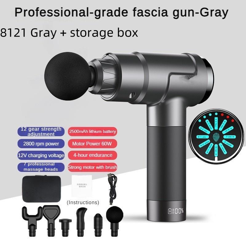 Mini Brushless Motor Multi Gear Adjustment Massager Muscle Relaxation Impact Fascial Gun Professional and Efficient Lithium Battery Massage Equipment