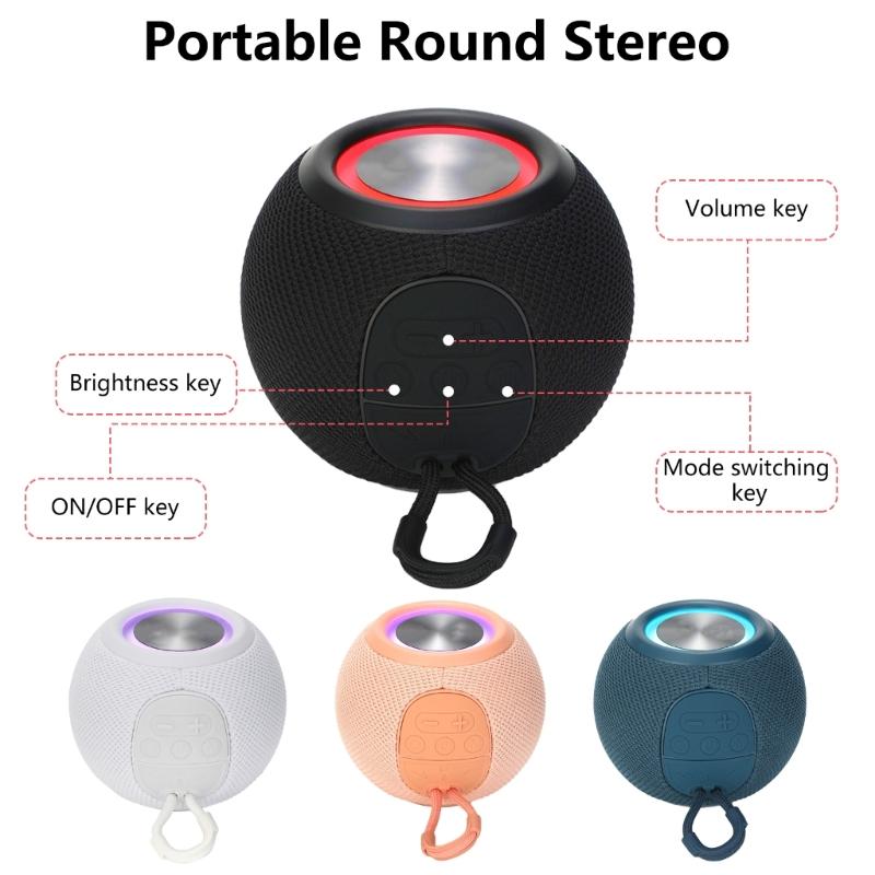Bluetooth-compatible Speakers Portable Speakers Wireless Stereo Sound Bass Speakers for Party Home Theater Game Theater