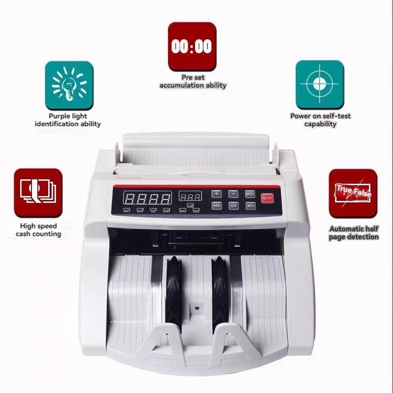 Money Counting Machine LCD UV Counterfeit Detection Money Bank Note Counting Bill Counter Multi-Currency