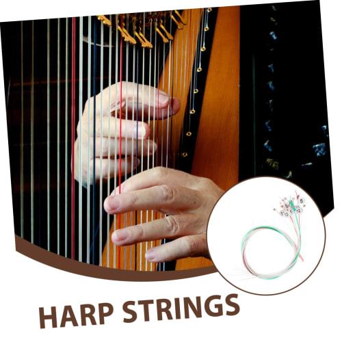 Ifundom Harp String Set, 15 Nylon Strings for Lyre Harp, for Boys, Girls, Adults, and Beginners, Rich Sound and Comfortable Handling