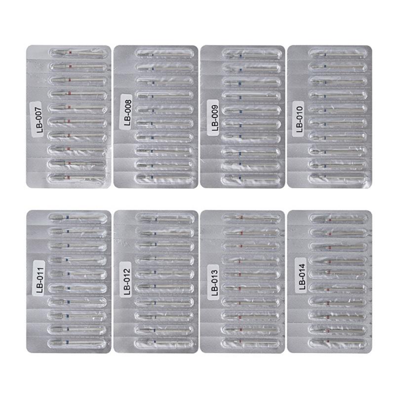 10Pcs Diamond Milling Cutter For Manicure Electric Nail Drill Bits Accessory Pedicure Machine Nail File Gel Remover Tool