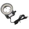 LED Microscope Ring Light 144 LEDs 4W 6500‑7500K 32000‑36000LX Adjustable Brightness USB Powered