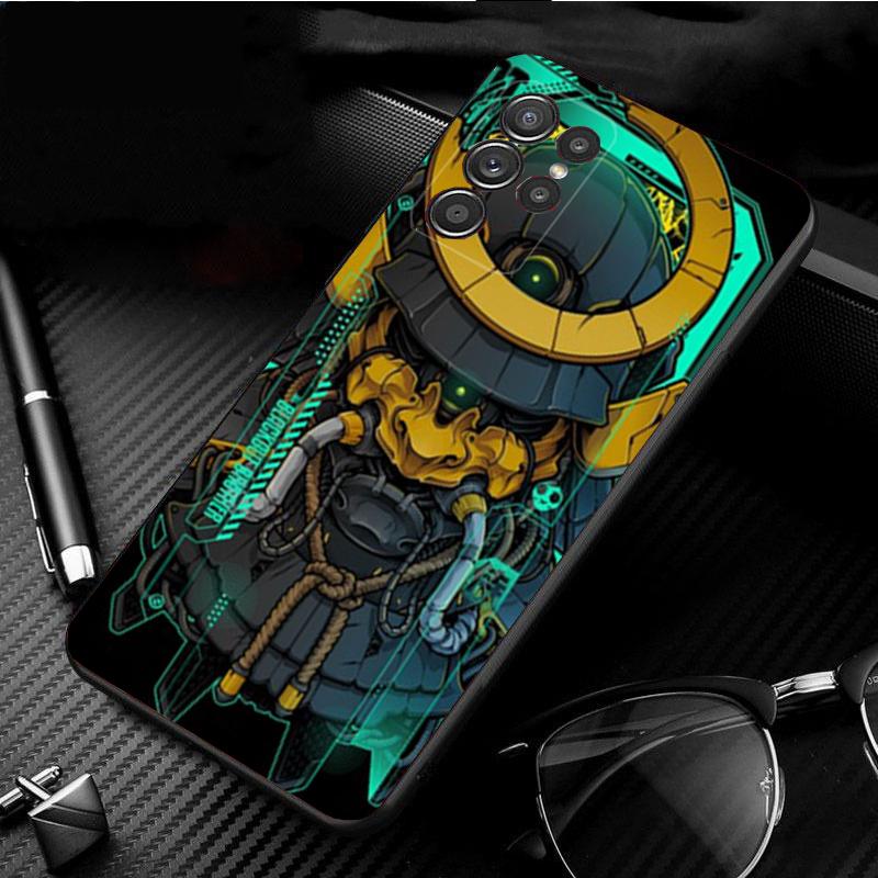 Phone Case for Samsung S26 S25 S24 S23 S22 Ultra S23 S22 S25 Plus S24 FE S26Edge Japanese Samurai Oni Mask