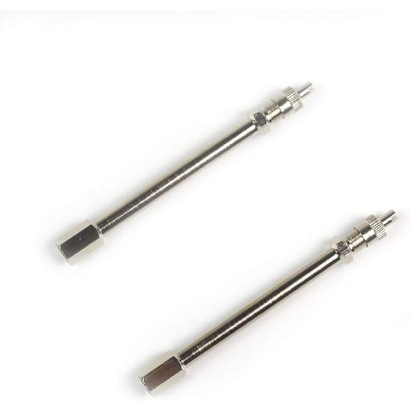 

2-Pack 4 inches Truck RV Car Bike Motorcycle SUV Vehicle Dual Wheel Tire Valve Extender Extension Adaptor