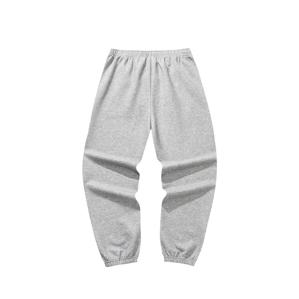 Men's Pants ANTA Life Collection Knitted Sweatpants Men's CD28 Gray Heather Gray Moderate Cuffed Pants
