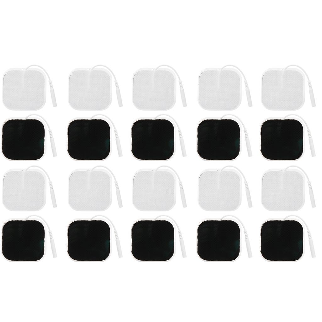 20pcs / bag 4 x 4cm Tens Electrode Pads for TENS Massager Physiotherapy Machine