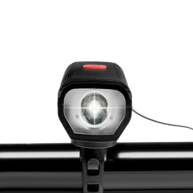3 Light Modes USB Rechargeable Bike Light Set Powerful Bicycles Front Headlight Easy to Install for Road Mountain Bikes