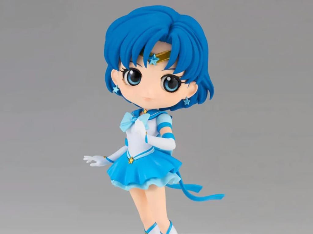Banpresto Pretty Guardian Sailor Moon Cosmos the Movie Eternal Sailor Mercury Bandai Spirits Q Posuke Figure (ver.B)