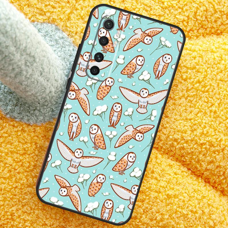 Cute Owl Cartoon Case For Xiaomi 15 14 Ultra 13T 14T 15T Pro 17 Pro Max Cover For POCO X7 Pro X5 X6 F5 F6 F7