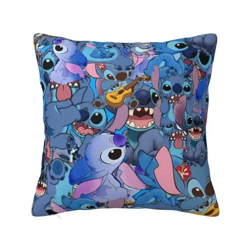 Home Decor Stitch Cartoon Patterns For Cozy Decor Pattern Cushion Cover Suitable For Sofa Bedroom Car Pillow Cover