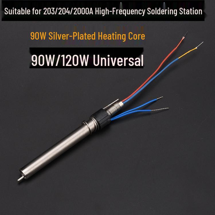 203H 120W Soldering Station with 90W and 2000A High-Frequency Handles, 6-Hole Design