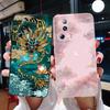 Für Xiaomi 13 Lite 5G Hülle 2023 Luxus Schwarz Drache Bemaltes Silikon Handyhülle für Xiaomi Mi 13 Lite 6.55'' Coque Capas 13Lite
