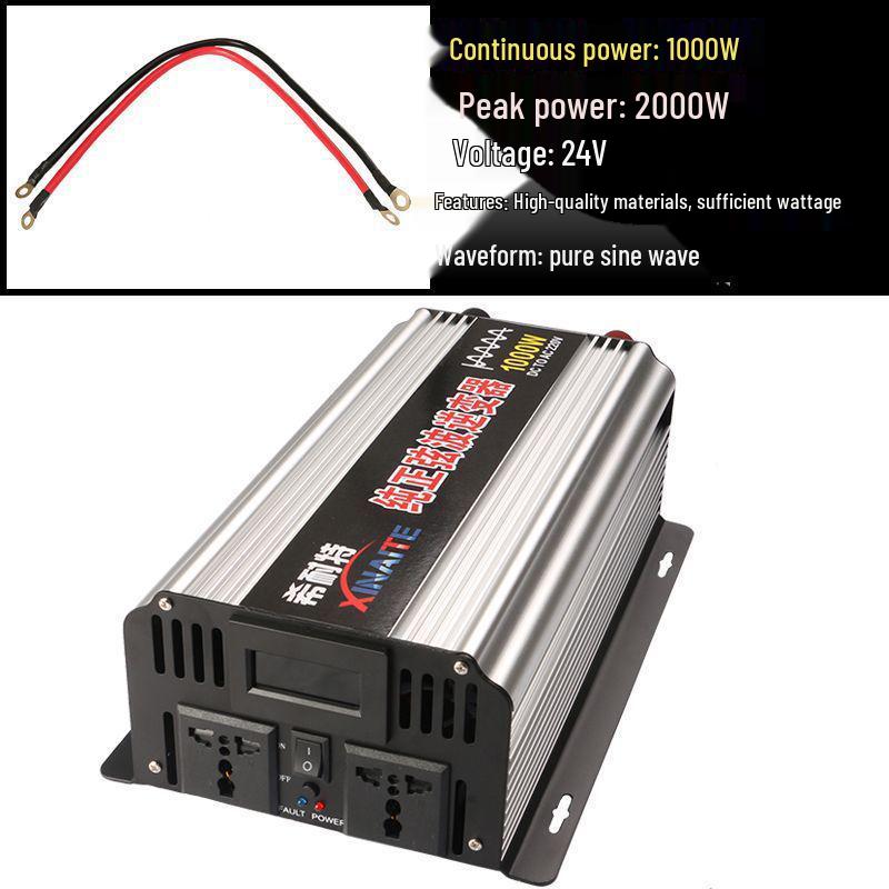 Pure Sine Wave Inverter 3000W/2000W/1000W, 12V/24V/48V to 220V for Car and Home Use