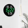Modern LED Alarm Clock with Remote Control 10inch Display Screen Clear andEasy Read Digital Wall Clock
